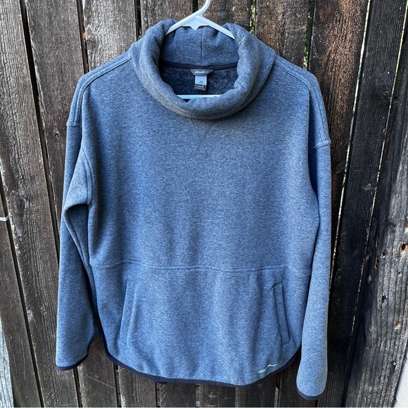 Eddie Bauer Northern Light Plush Funnel Neck Sweatshirt Sz S - Picture 12 of 16